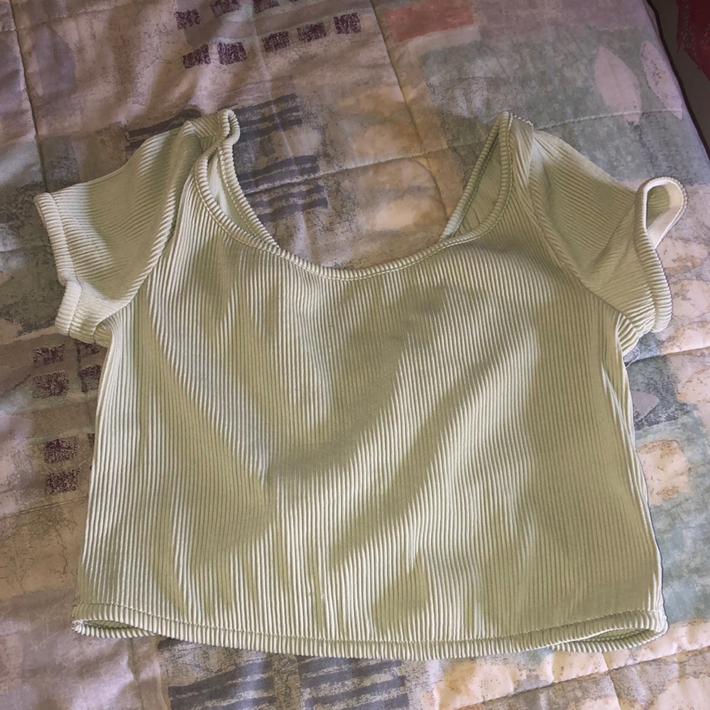 Light green top